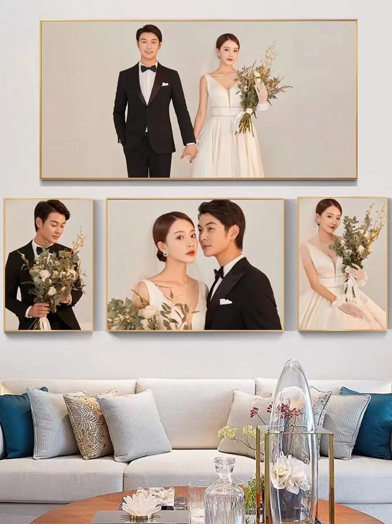 婚紗照相框定制.來圖定制屬于你們的幸福#相框擺臺 #婚紗攝影